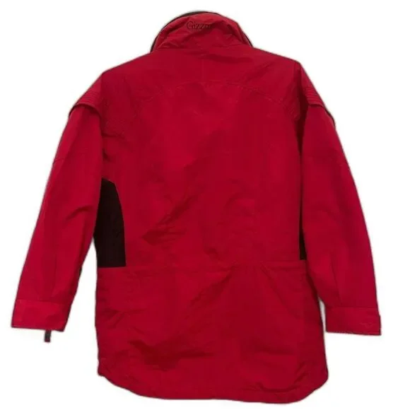 Columbia Gizmo Jacket Coat Shell Full Zip Zipper Black/Red Pocket Women’s Small - Picture 2 of 8